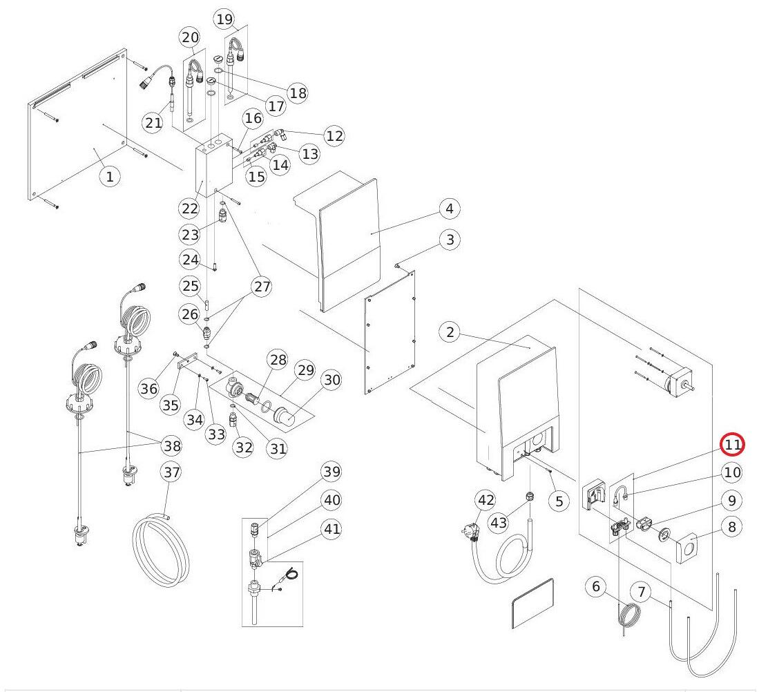 Bayrol Ersatzschlauch-Set Pumpenschlauch für Pool Relax Dosieranlage, 1,5l