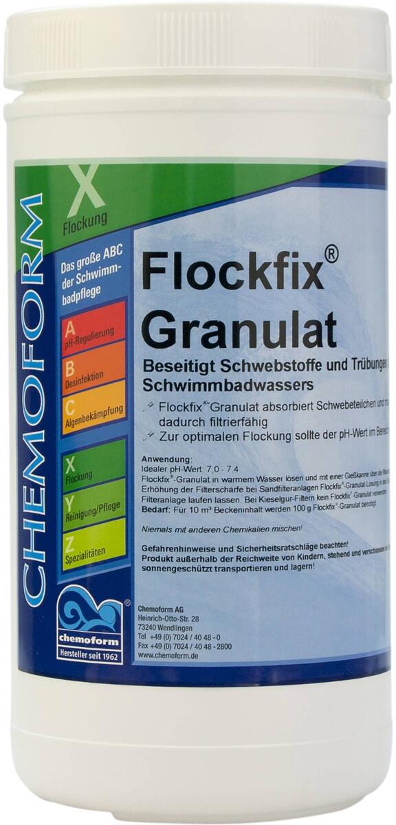 Chemoform Flockfix Flockungsmittel Granulat, 1kg