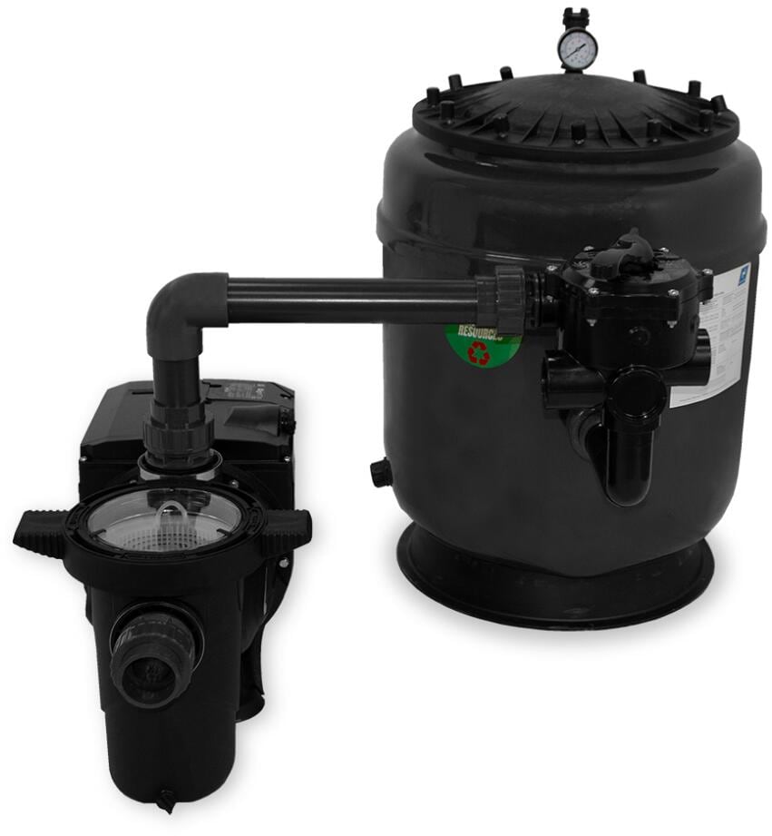 Trend Pool HSF-4 Plus Sandfilteranlage mit DAB ESWIM 150 Pumpe, 32m³/h bei 16m, Ø 610mm, 6-Wege-Ventil, 230V, Anschluss Ø 50mm, anthrazit