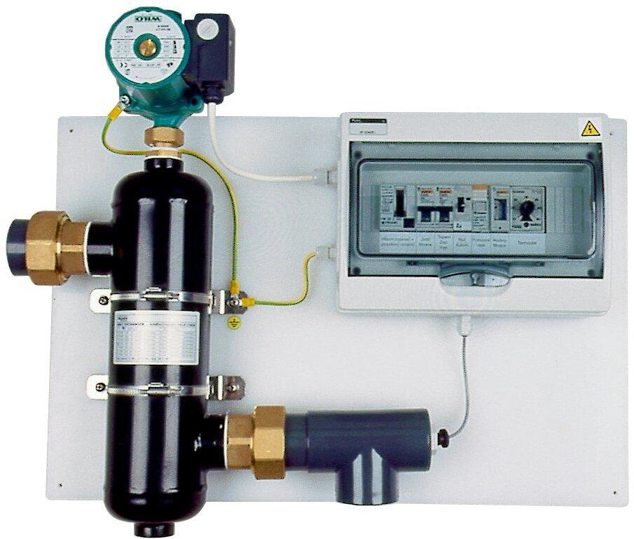 Vagner Pool OVB Wärmetauscher-Einheit, 53kW, 230V, Edelstahl, inkl. Regel- und Sicherheitsthermostat, Strömungsschalter