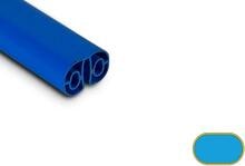 BWT Standard-Handlauf für Überhangfolie, Profilschienen-Set Oval-Pool, PVC, blau