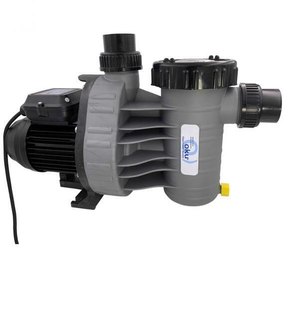 OKU Aqua Plus 8 Filterpumpe, selbstansaugend, 8m³/h bei 8m, 0,60kW, 230V, grau