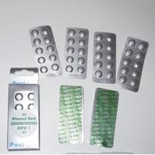 Water-ID Ersatz-Tabletten für Pooltester Wasseranalyse, DPD No. 1, Chlor- und pH-Wert, 60 Tabletten