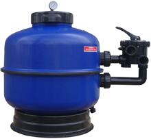 OKU 300901 Grenada Side-Mount Filterbehälter für Sandfilterung, HDPE, 6-Wege-Side-Mount-Ventil, Ø 500mm