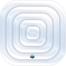 NetSpa aufblasbare Whirlpool Abdeckung, 128x128cm, quadratisch, weiß