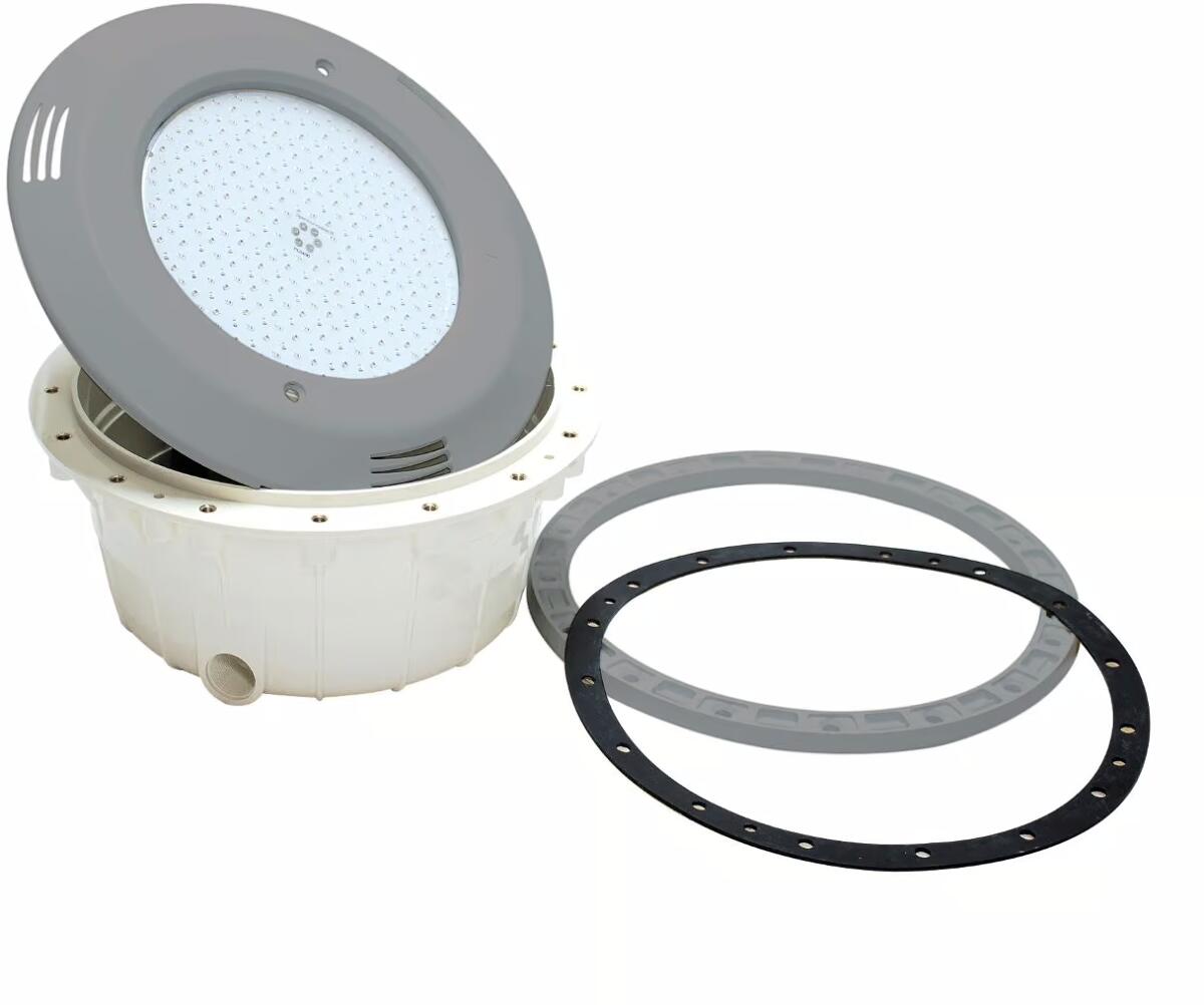 Vagner Pool Unterwasserscheinwerfer VA PF, LED, 21 Watt, 12V, weiß, Blende hellgrau