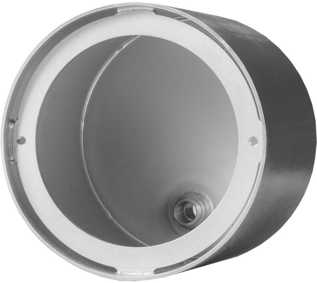 Hugo Lahme Einbaunische für Edelstahlbecken, mit Kabelschutz, Edelstahl