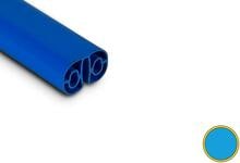 BWT Standard-Handlauf für Überhangfolie, Profilschienen-Set Rund-Pool, PVC, blau