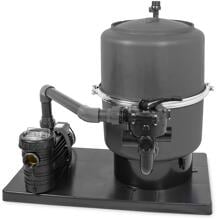 Trend Pool Trend Side Plus Sandfilteranlage mit Speck Badu Top Pumpe, 6-Wege-Ventil, 230V, dunkelgrau