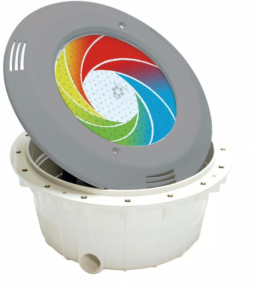 Vagner Pool Unterwasserscheinwerfer VA PB, LED, 55 Watt, 12V, RGB, DMX-fähig, hellgrau
