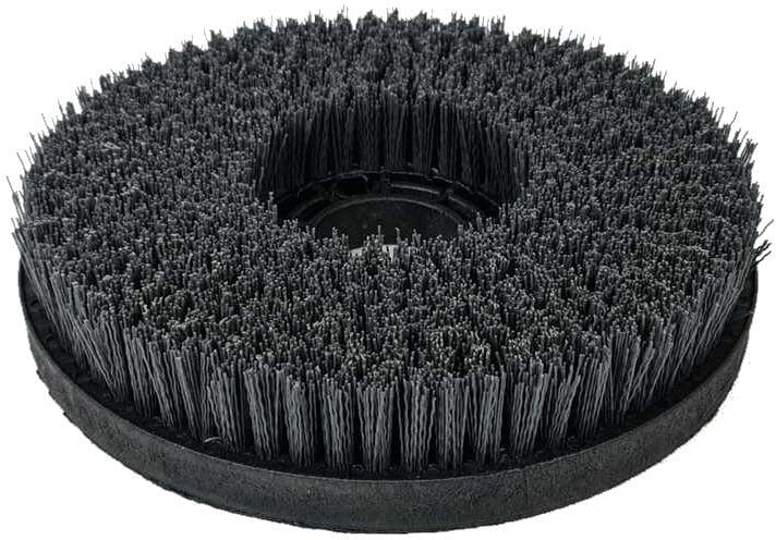 Rössle Vacugrip-Bürste Reinigungsbürste inkl. Padholder für Biber 22 Schrubber, Körnung 240, schwarz