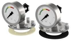 Behncke Abdruckelement für Bodeneinlaufdüse Grundelement, Lochkreis 67mm, inkl. Manometer