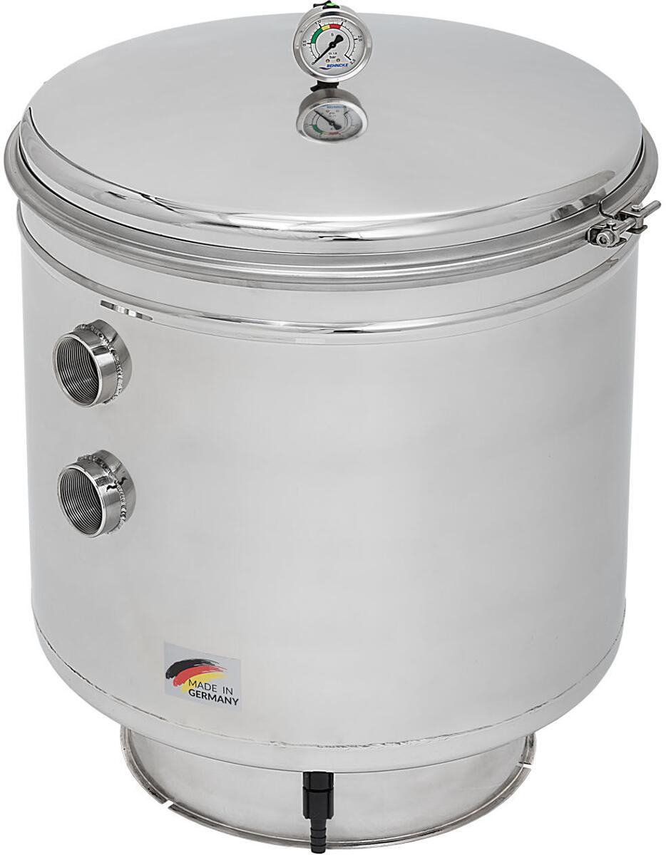 Behncke Europa 1010² Filterkessel, Ø 450mm, Anschlussverschraubung 1½", Edelstahl