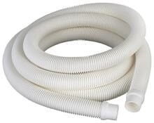 Gre Poolschlauch geriffelt, 4m, Kunststoff, weiß 