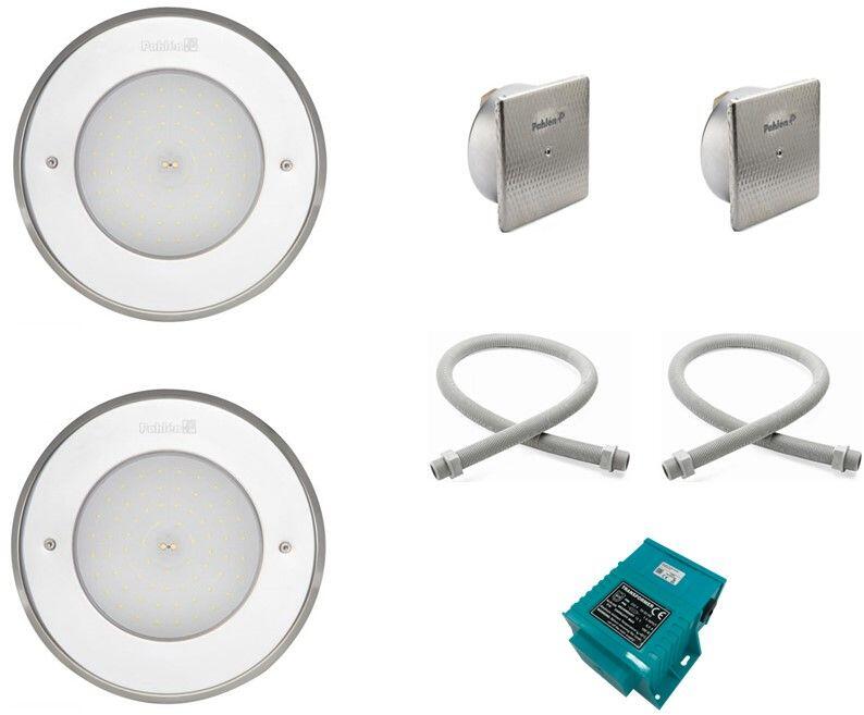 Pahlén CA 170VS-RGB Classic LED VS Unterwasserscheinwerfer-Set, 34,5W, 12V, Edelstahl V4A, 2 Stück