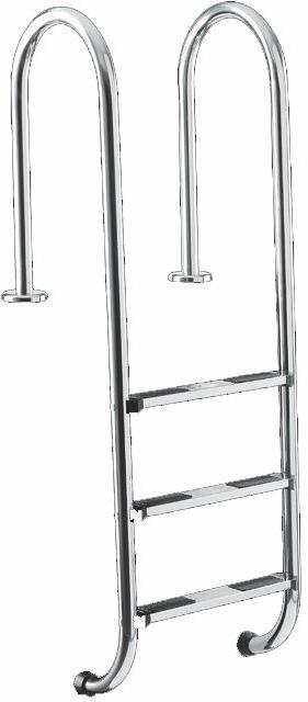 Eichenwald Ideal MO-55 Tiefbeckenleiter eng, 4-stufig, Edelstahl