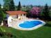 Trend Pool All-Inklusive-Set Tahiti Stahlwand-Pool, 623x360x150cm, Folienstärke 0,8mm, oval, Sandfilteranlage