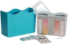 Bayrol Pooltester für Wasseranalyse Aktivsauerstoff und pH-Wert, inkl. Tabletten und Box