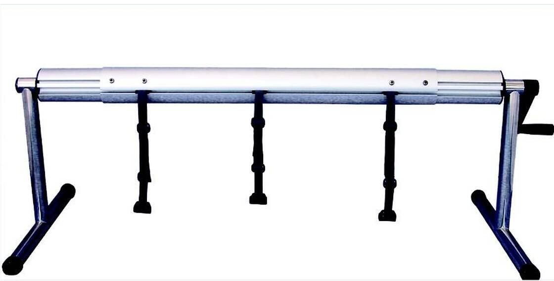 Trend Pool Aufrollvorrichtung komplett, 410-570cm, tragbar mit T-Ständer, Edelstahl