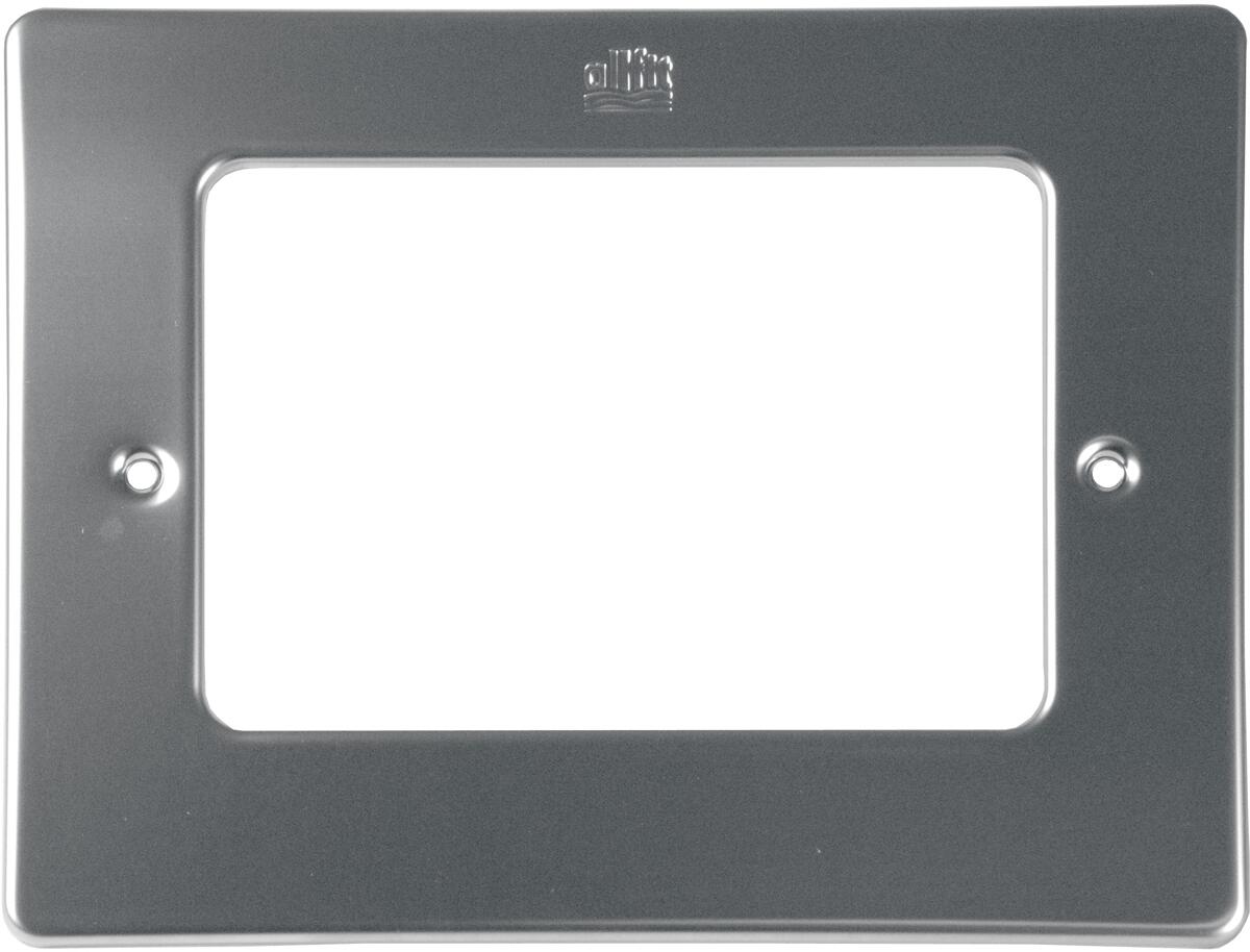 Hugo Lahme AllFit Skimmer-Blendrahmen für Fliesenbecken, Edelstahl V4A
