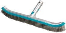 Bayrol Reinigungsbürste für Poolreinigung, 45cm breit, Edelstahlborsten, türkis