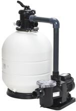 Vagner Pool Kit Roma 400 Sandfilteranlage mit Pentair FreeFlo Pumpe, Ø 400mm, 6-Wege-Ventil, 230V, weiß