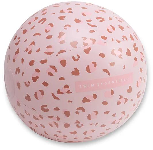 Swim Essentials Old Pink Leopard Beachball Wasserball, Ø 51cm, rosa