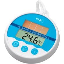 TFA Dostmann Solar-Poolthermometer Wassertemperaturmessung, digital, blau