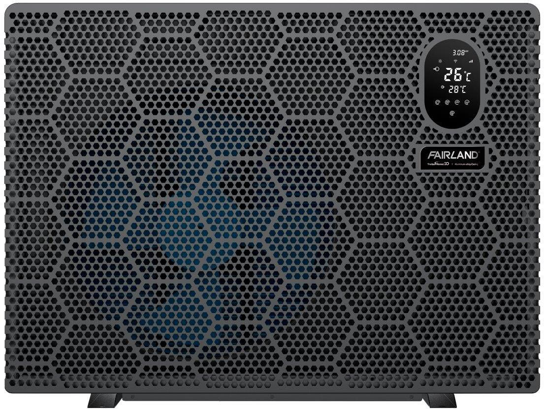 Fairland Rapid X20 Wärmepumpe, Titan-Wärmetauscher, Pools bis 40m³, 11,5kW, 230V, Kühlfunktion, Wi-Fi, schwarz