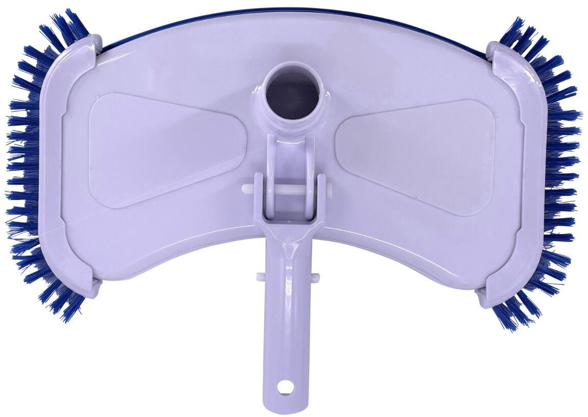 OKU 500512 Pool-Bodensauger mit seitlichen Bürsten, 29cm Breite, blau weiß