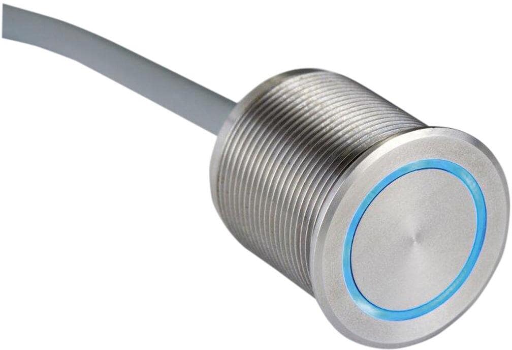 Vagner Pool Piezo-Elektro-Schalter Universal RGB-Taste, IP68, LED, Kabel 15m